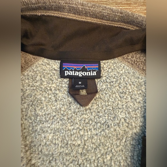 MENS PATAGONIA TWO-TONE QUARTER ZIP BETTER SWEATER, MEDIUM - Picture 4 of 6